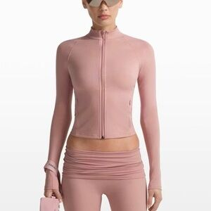 Nike X Skims | Small | MOCK NECK FULL ZIP JACKET | New | Himalayan